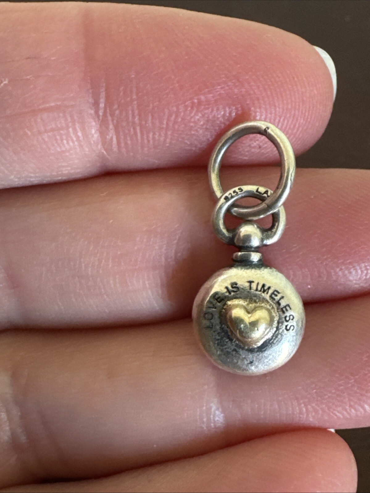 Trollbeads World Tour Switzerland Pocket Watch Love Is Timeless Dangle Charm HTF