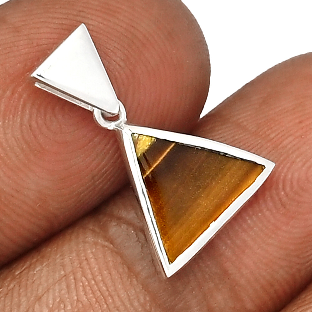 Natural Tiger Eye – South Africa 925 Silver Men’s Pendant TUS1 CP64012