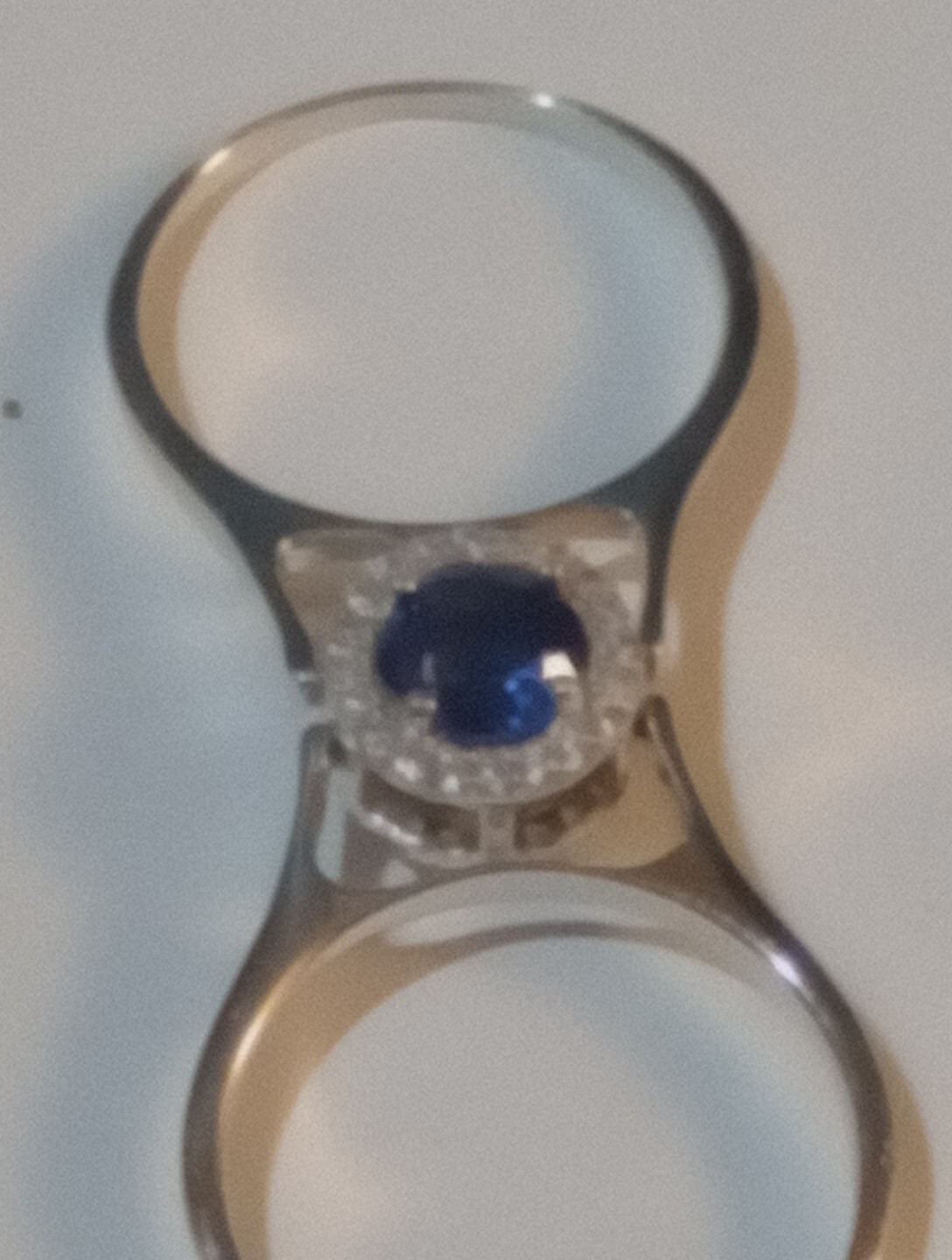 NATURAL NOT ENHANCED GEM TESTED TANZANITE DIAMOND FLIP RING 925 SILVER SIZE 8