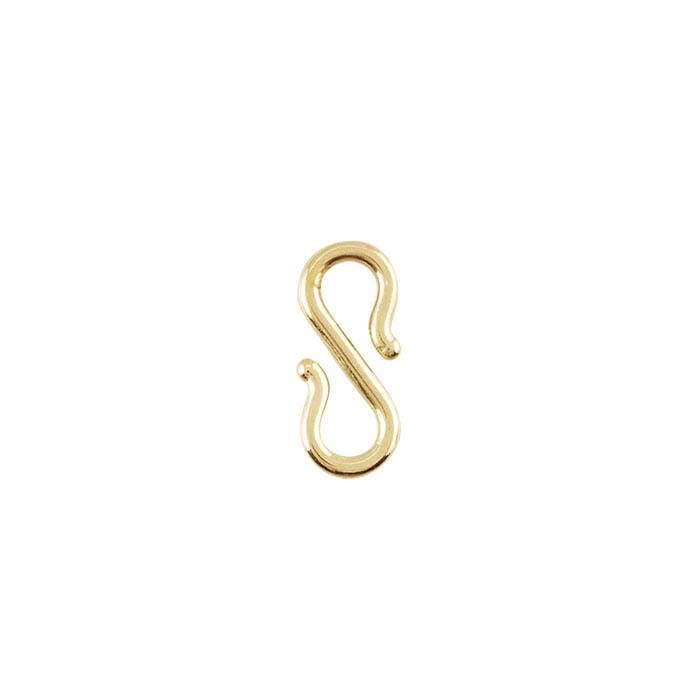 14KT Yellow Gold S-Hook Design Clasp Extender ETC Handy Jewelry Gadget NEW 11 mm