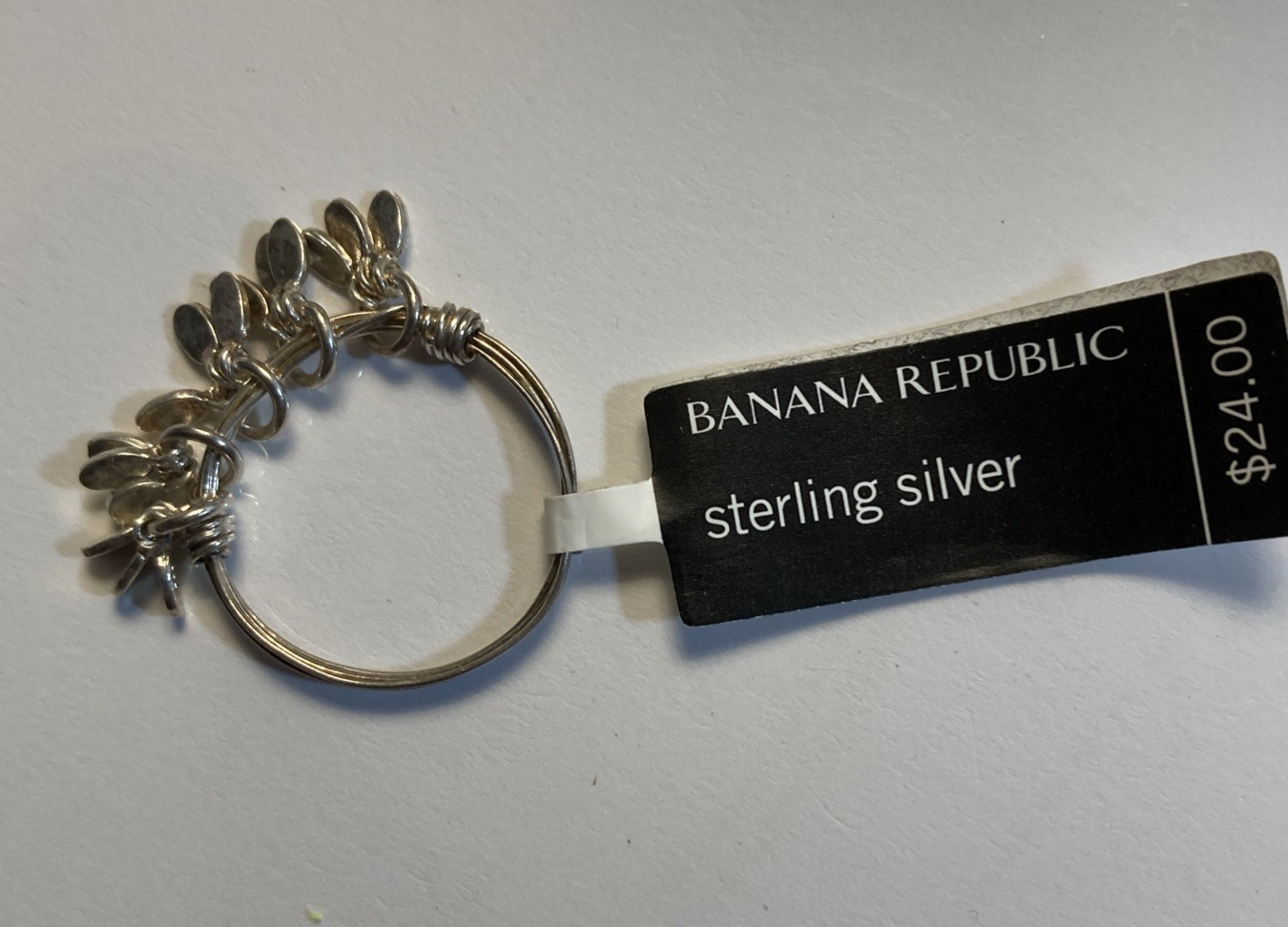 Sterling Silver 925 Tassels Banana Republic Ring Size 6 New W/tag