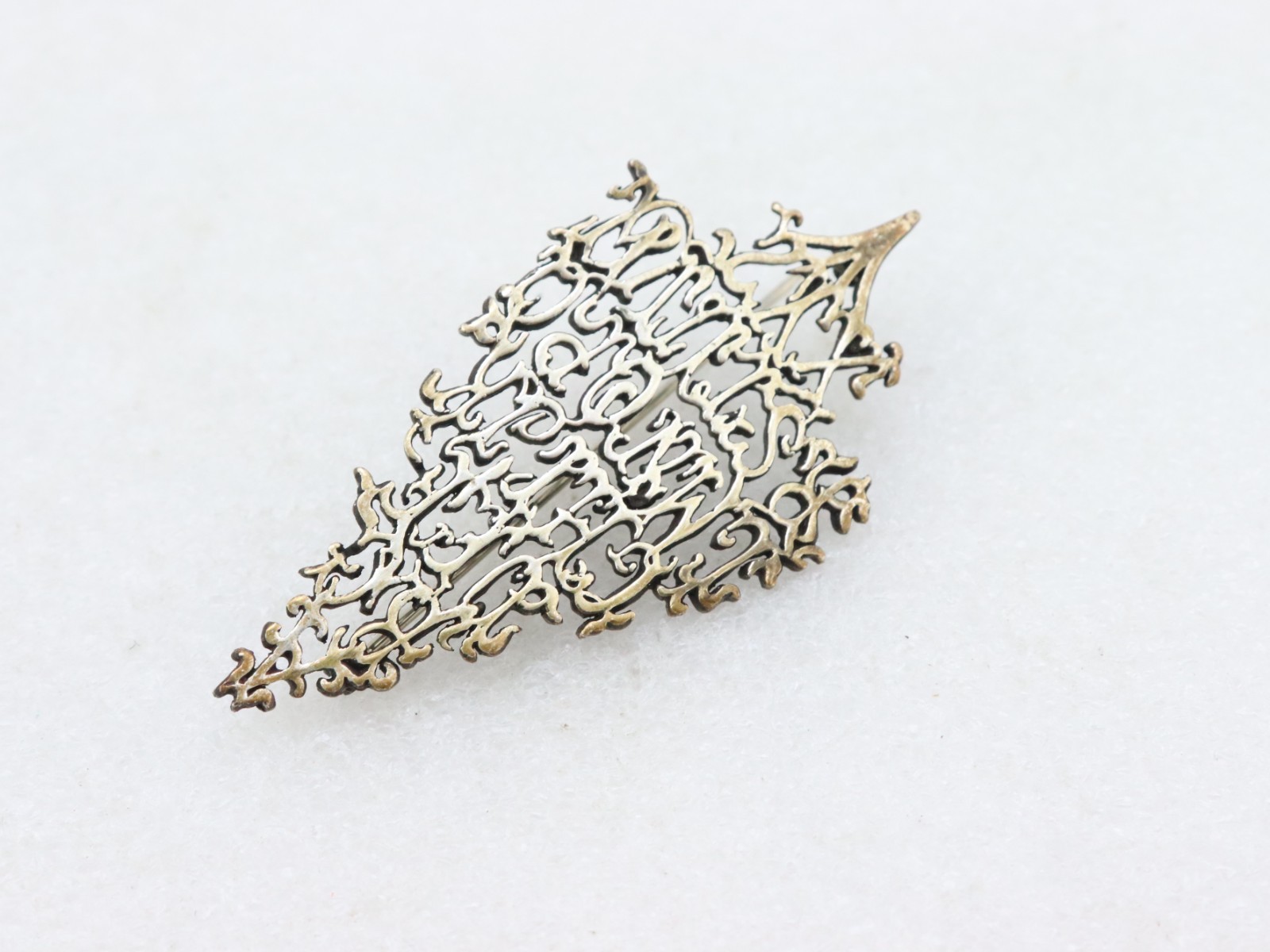 Vintage Alphabet Tree Brooch 925 Sterling Silver Shelburne Museum C&C ABC’s