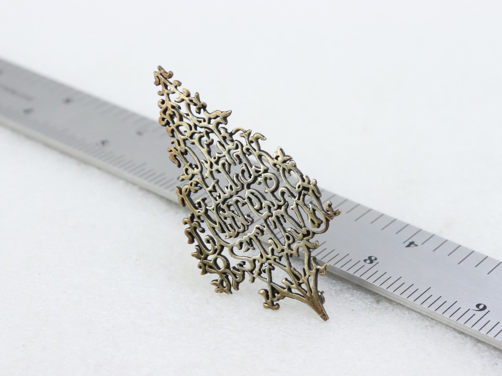 Vintage Alphabet Tree Brooch 925 Sterling Silver Shelburne Museum C&C ABC’s