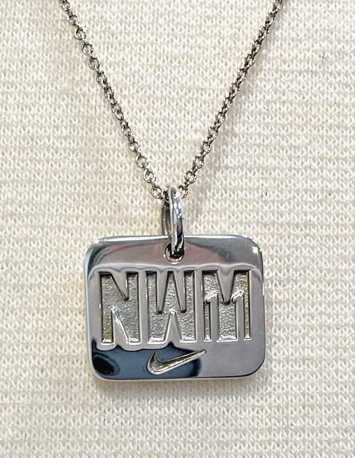 Tiffany & Co Nike Women’s Marathon I RUN TO BE Sterling Silver Necklace & Chain