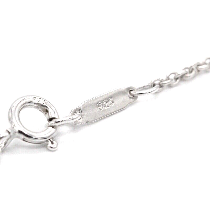 Tiffany & Co. Sterling Silver 1837 Element 3 Bar Pendant Chain Necklace