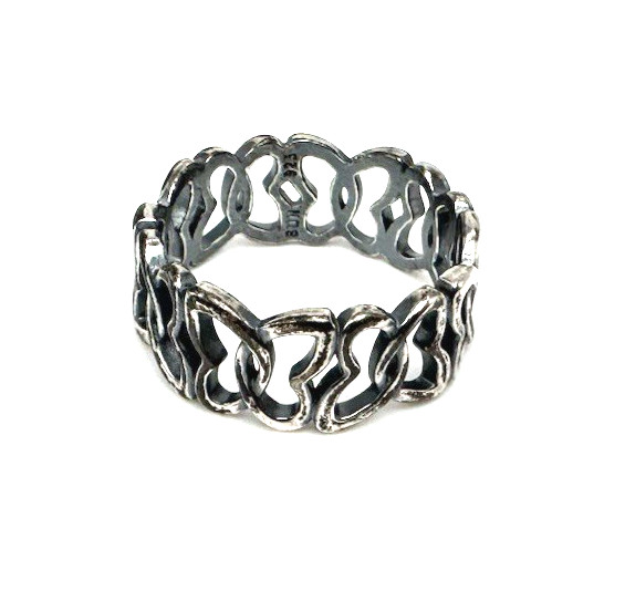 Brilliance Fine Jewelry Butterfly Band Ring Sterling Silver 925 Size 7 Intricate