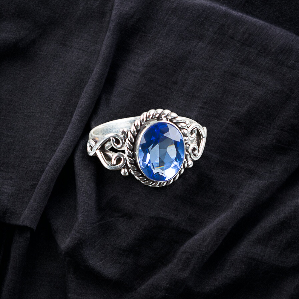Tanzanite Gemstone 925 Sterling Silver Ring Handmade Jewelry Ring For Gift