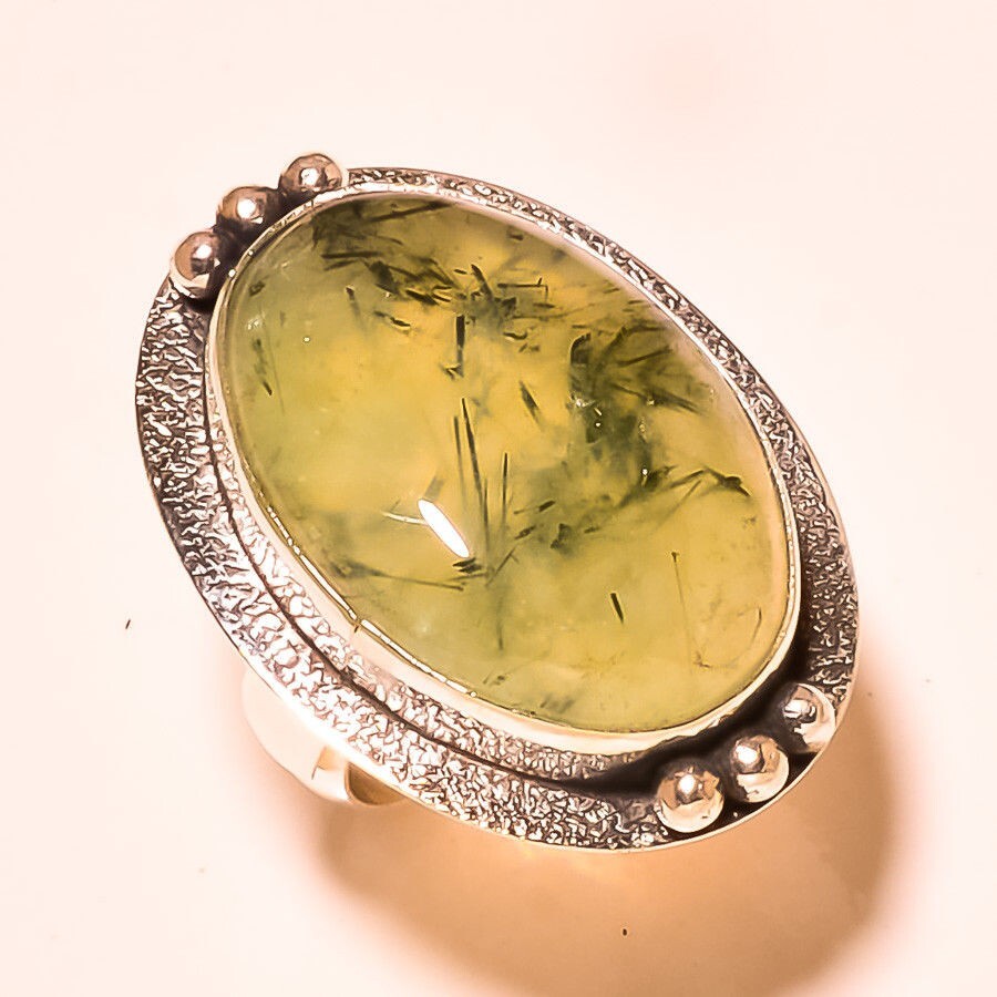 Pretty Oval Shape Multi Gemstone 925 Sterling Silver Ring (variation listing)