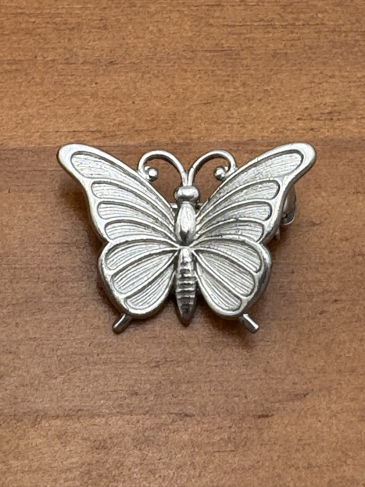 Beau Sterling 925 Butterfly Brooch Pin Small 3/4 Inch Silver Jewelry Classic
