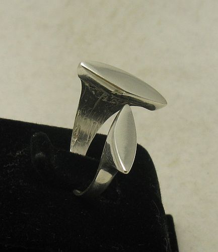 Extravagant Sterling Silber Ring 925 Solide Einstellbare Größe R000420 Empress