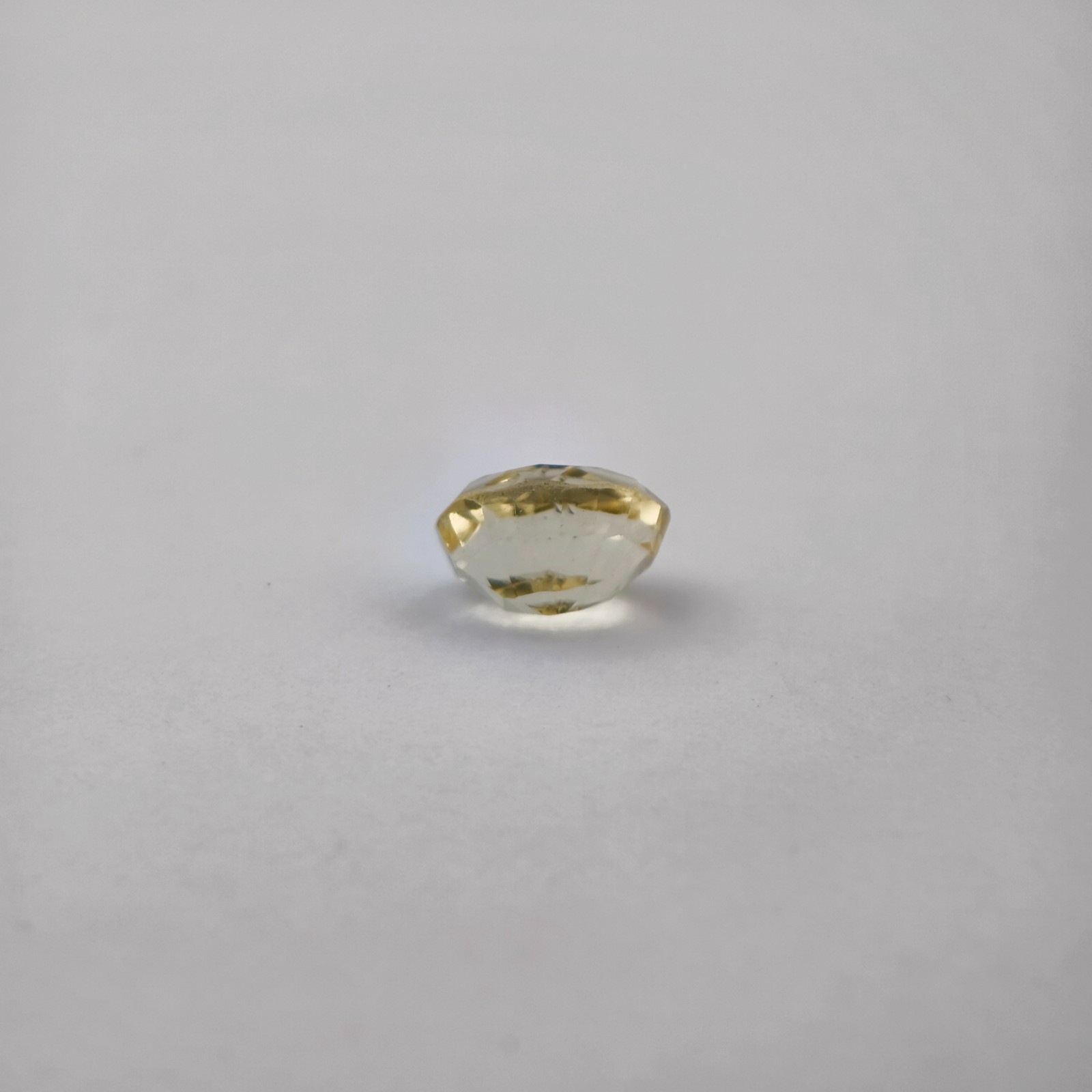Natural Citrine Oval Step Cut 10×8 mm 3.00 Ct Yellow Transparent Gemstone Brazil