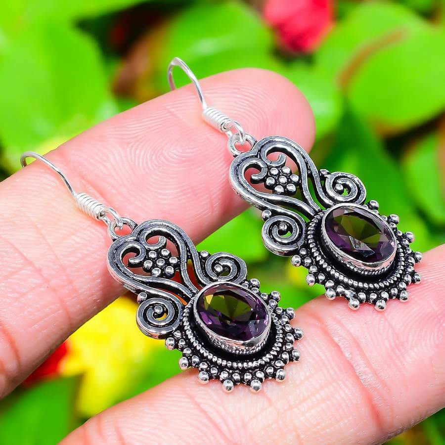Mix Gemstone Handmade 925 Sterling Silver Earring Variation Selection By Choice