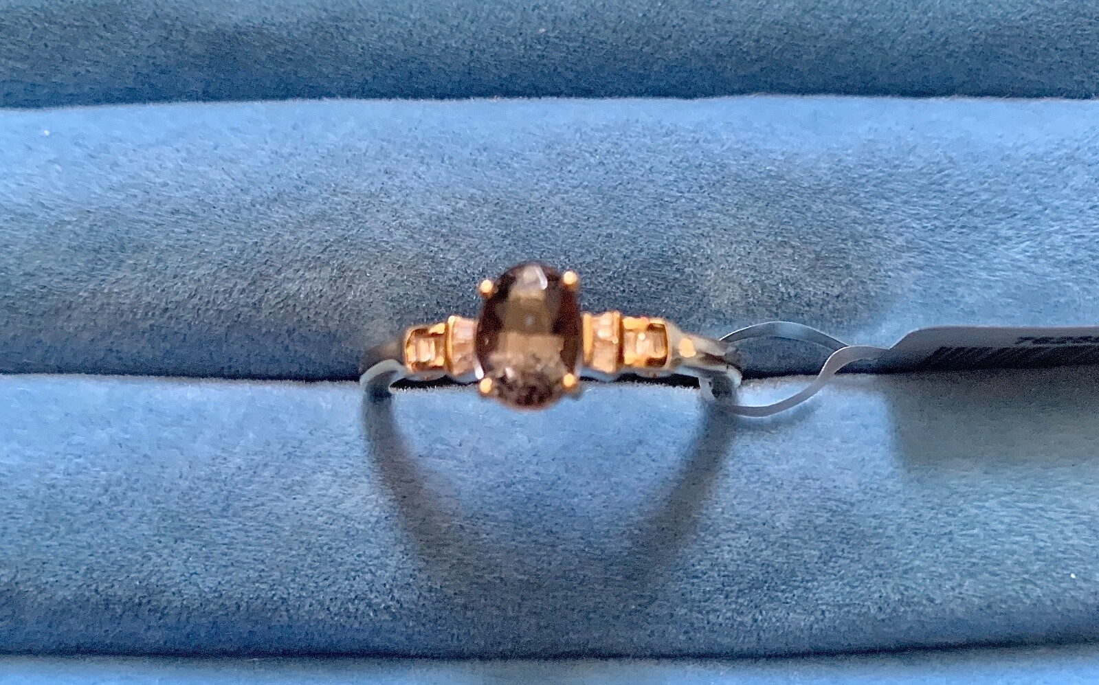 10K Yellow Gold Collector Ed. Tanzanian AAA Platinum Spinel, Diamond Ring-Sz 10