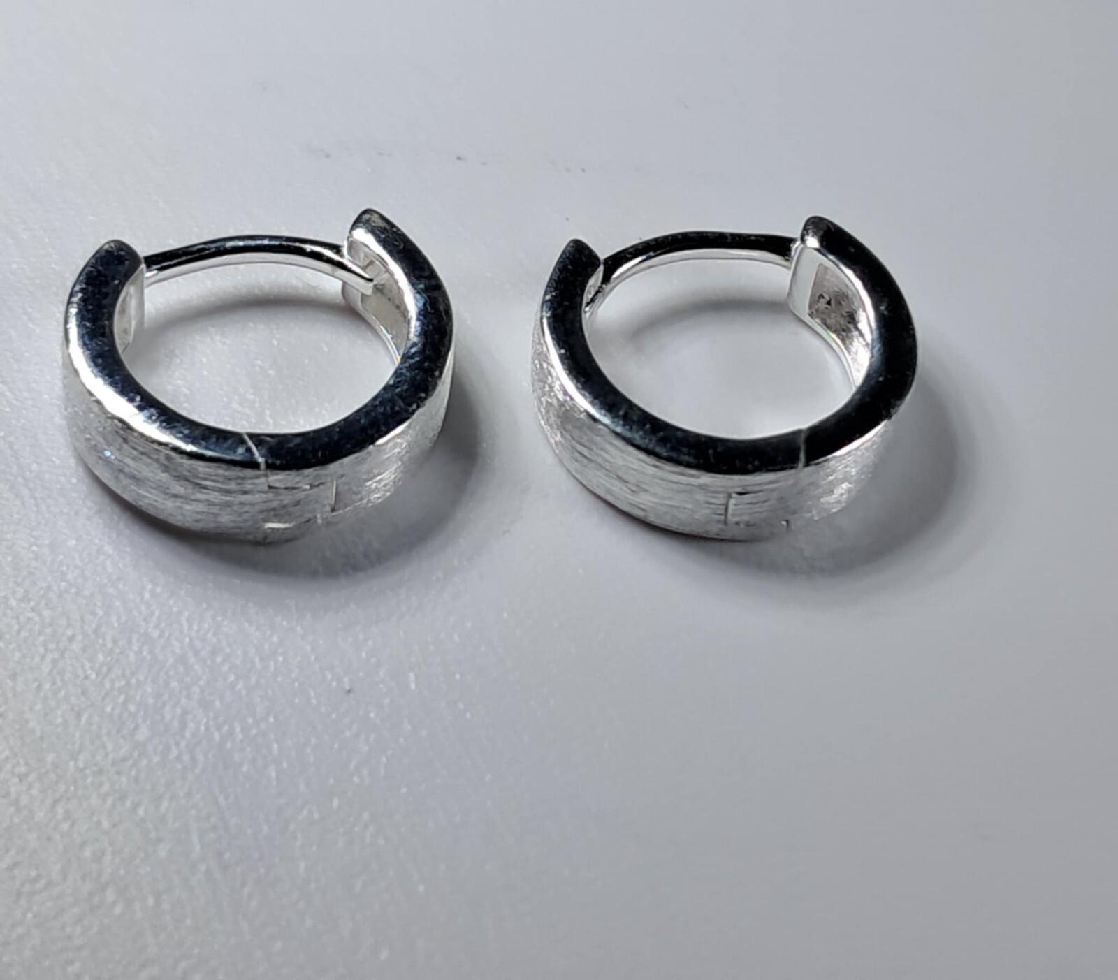 925 Solid Sterling Silver Hoop Earrings For Women [EAR114]
