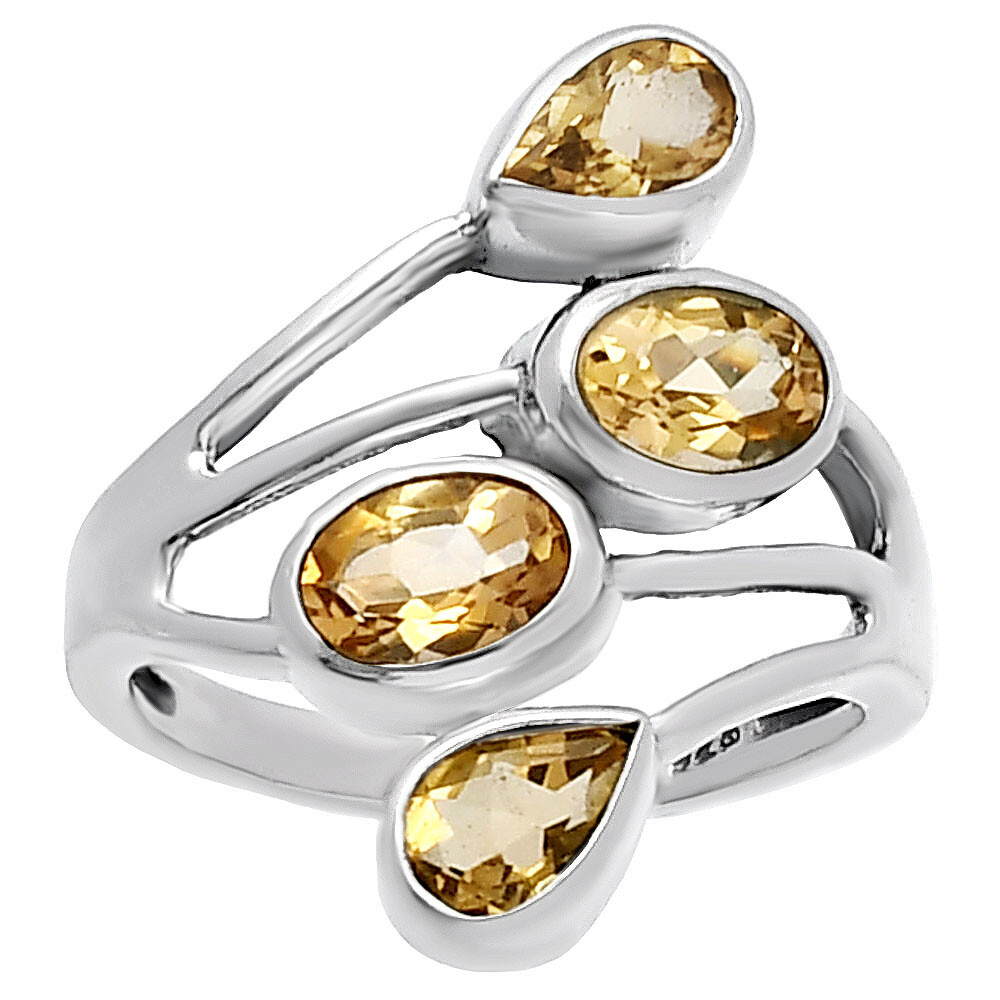 Natural Multi Stones 925 Silver Ring Size 5-8 Jewelry DGR1133 R-1053