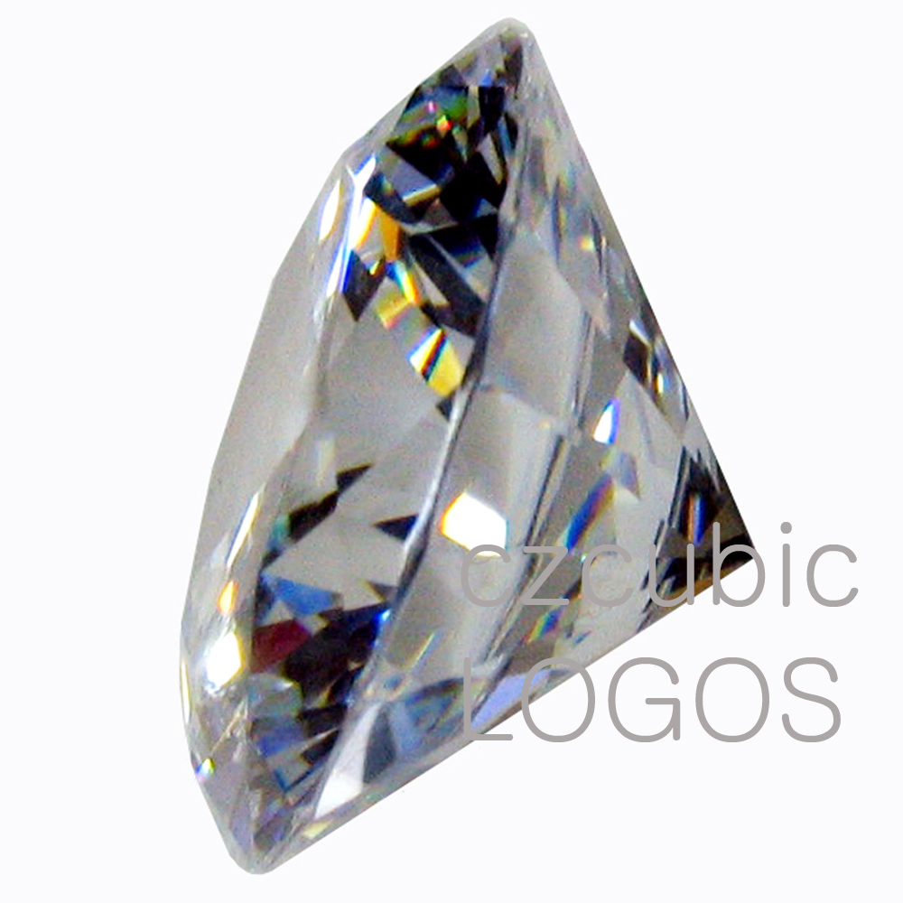 CUBIC ZIRCONIA BEST SUPER QUALITY LOOSE ROUND CZ / 7 STARS CLEAR CZ USA SHIPPER