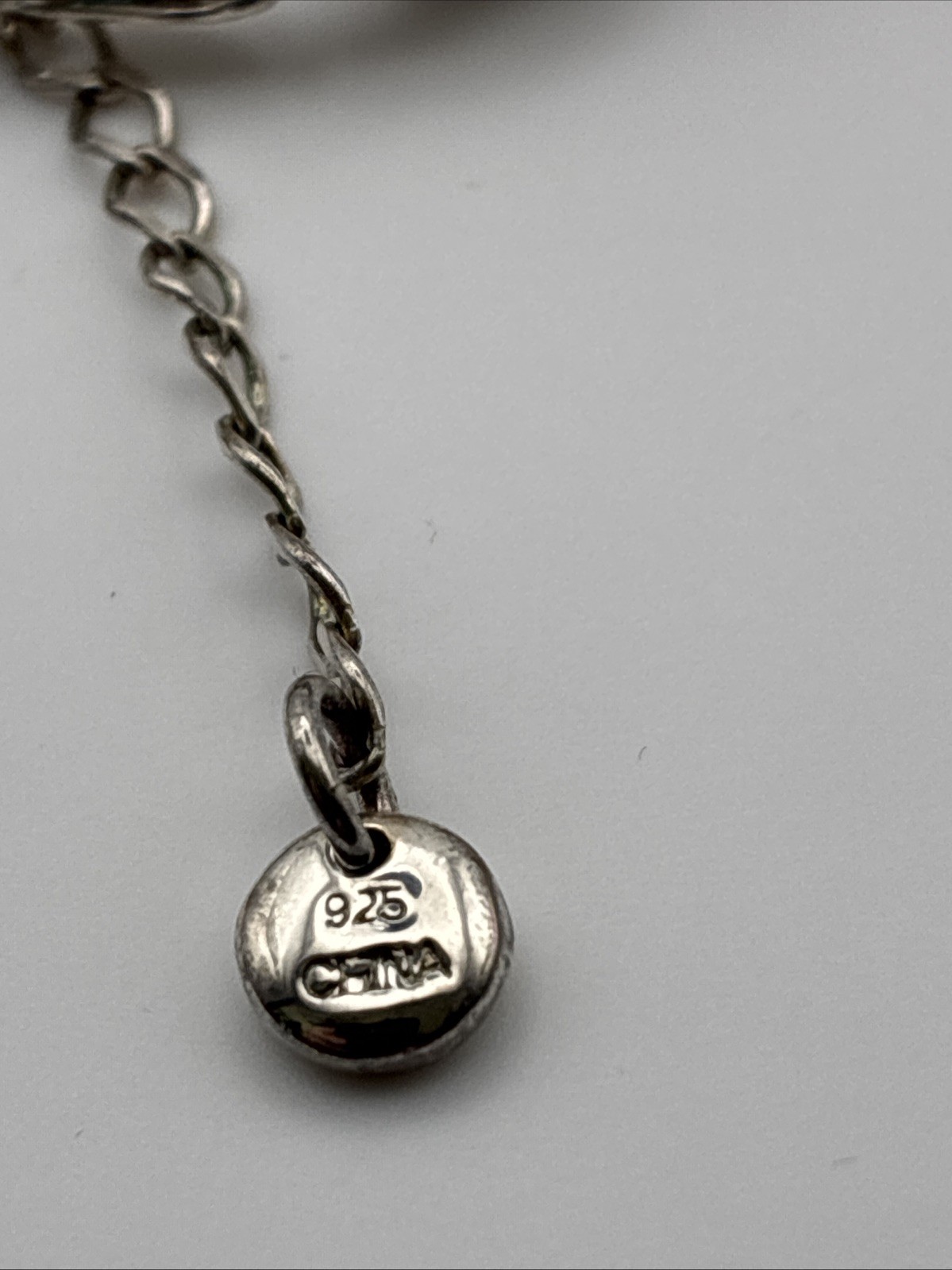 2005 RAGE Branded Tan Multi Cord Necklace/Choker w/ 925 Sterling Silver Ends 16”