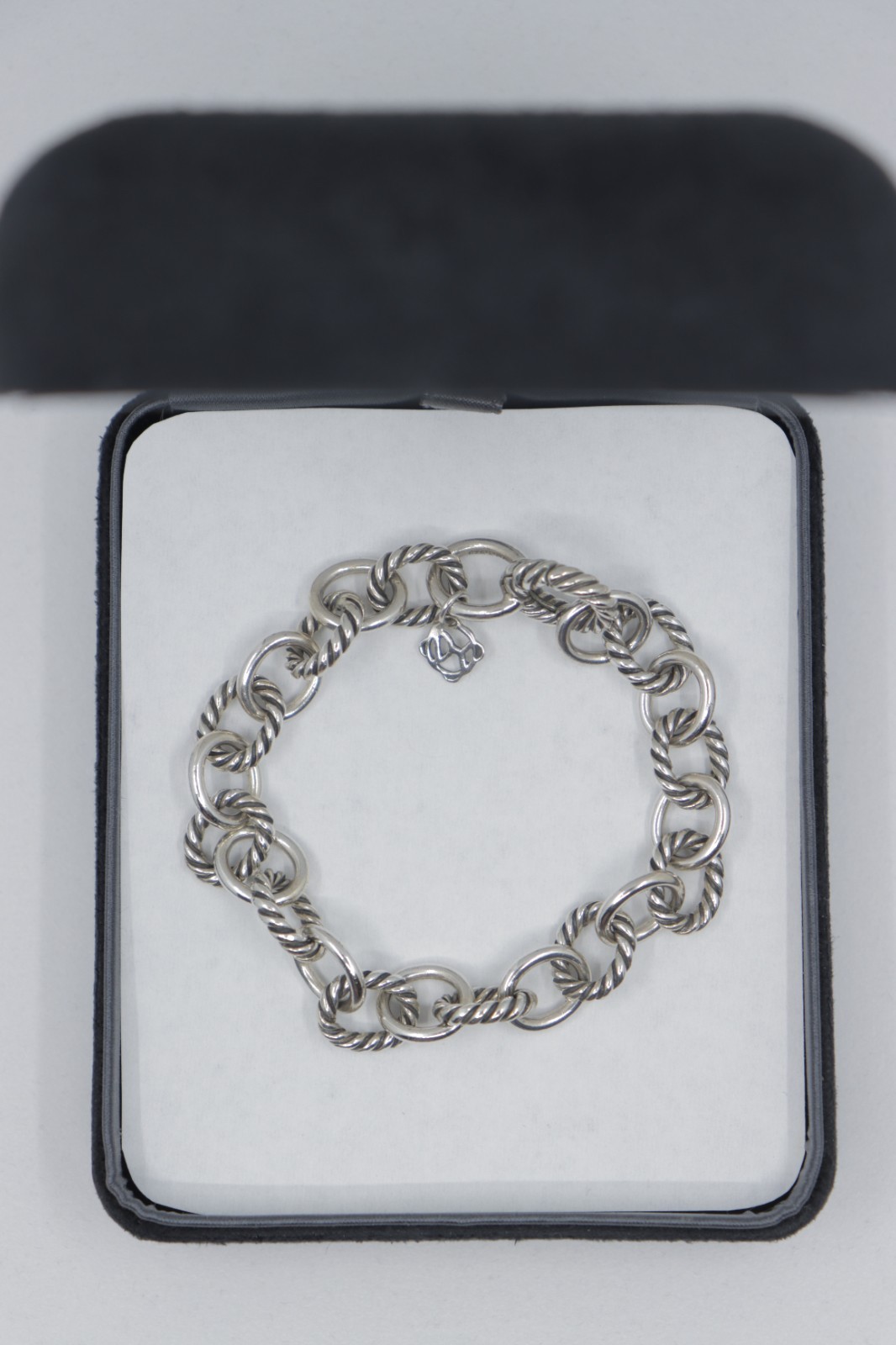 David Yurman Oval Link Chain Bracelet, 7″ Long, Sterling Silver