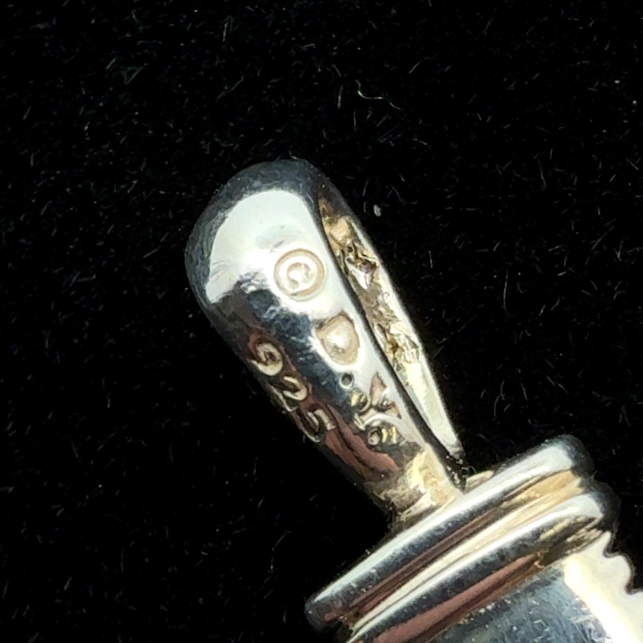 David Yurman 925 Sterling Silver Textured Cross Pendant, 5.2g