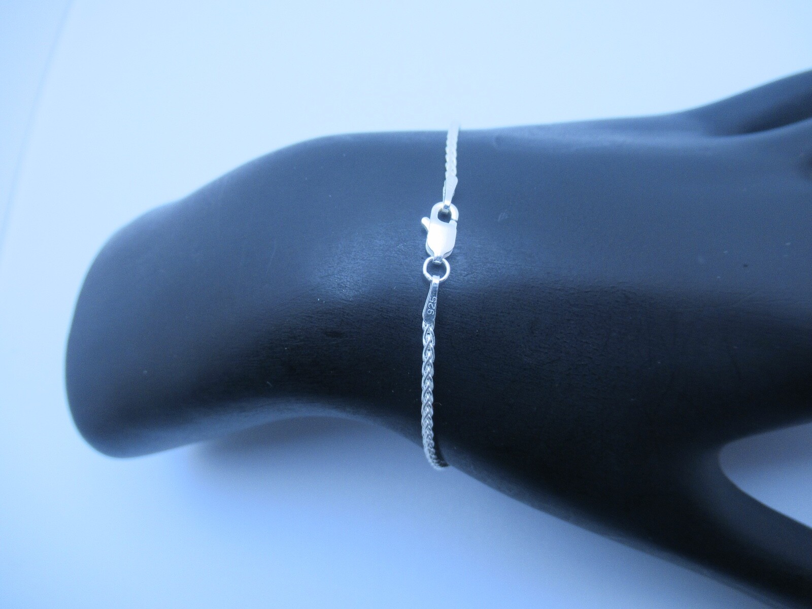 Sterling Silver 7 Inch 1.5 Millimeter Wheat Bracelet
