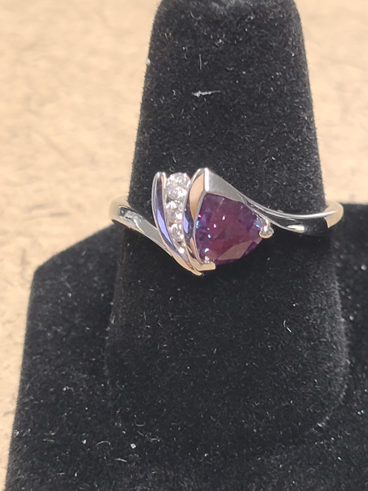 Sterling Silver Mystic Topaz Ring Size 8