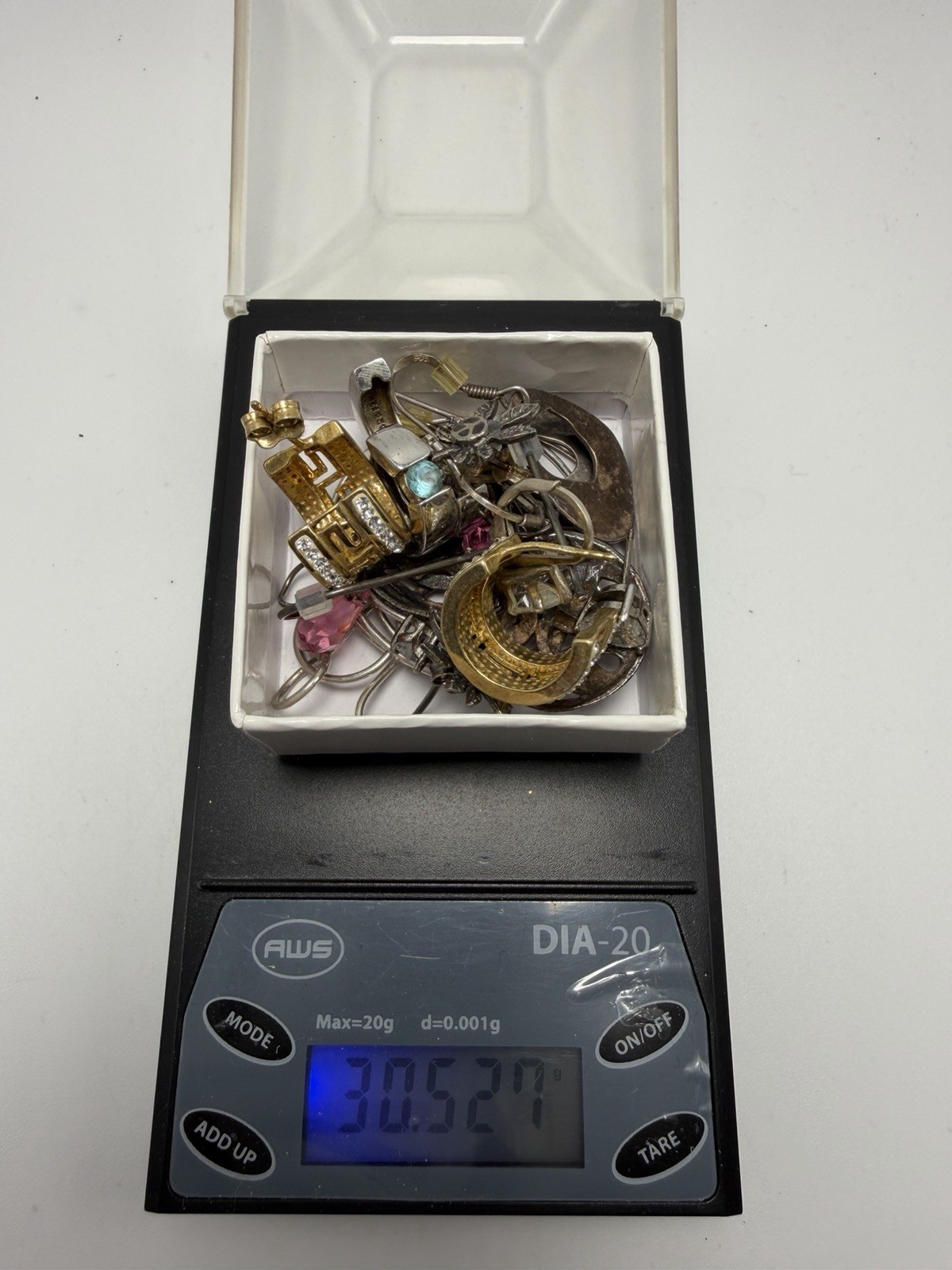 Sterling Silver 925 Earrings 9 Pairs Scrap 30 Grams