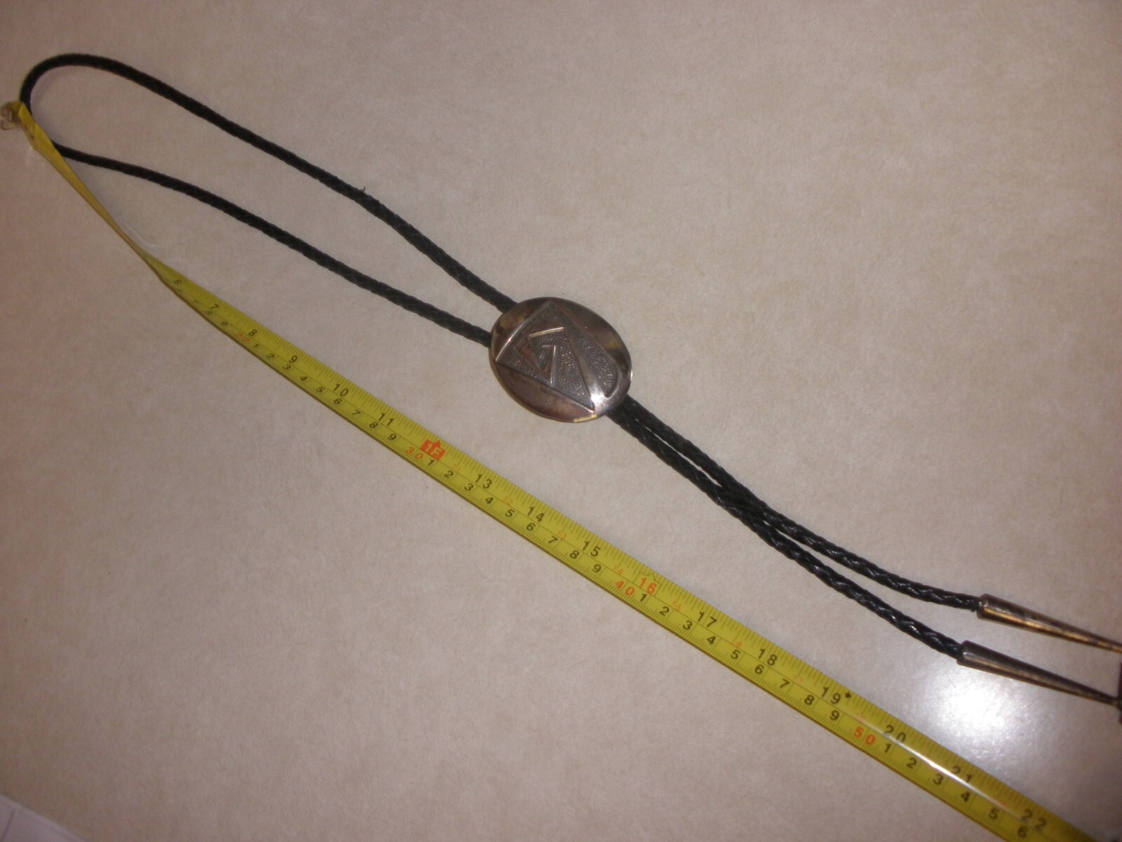 N A Sterling Silver Bolo Tie