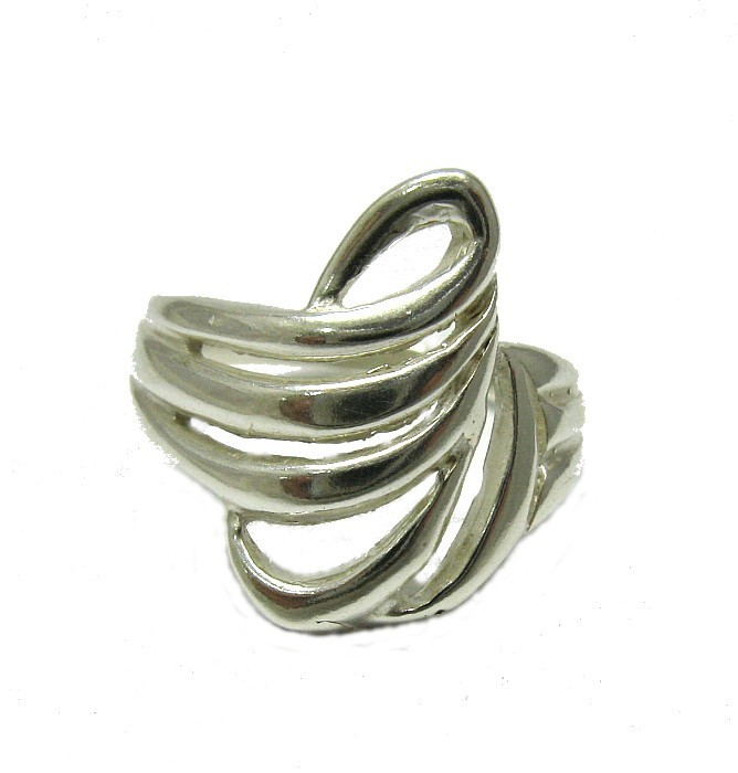 Stylish Sterling Silver Ring Stamped Solid 925 Nickel Free Handmade