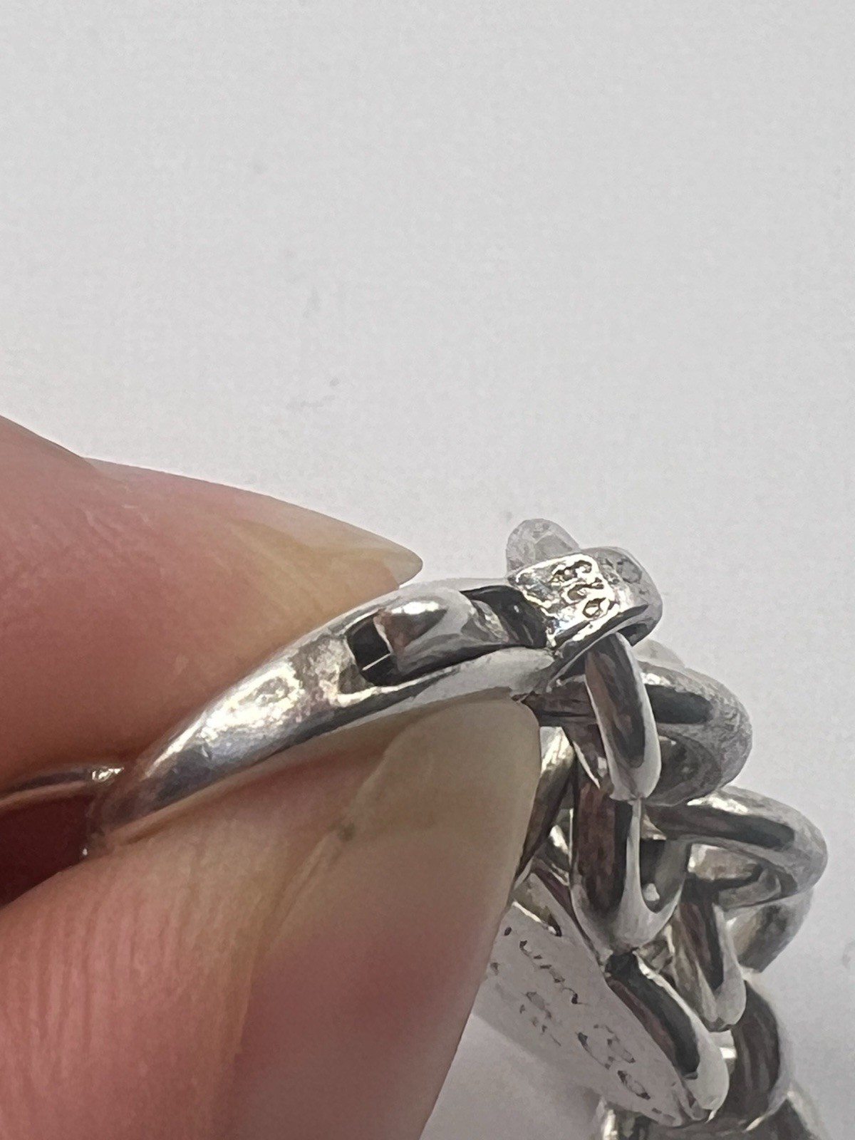 Tiffany & Co. Silver Heart Tag Link Bracelet 7.5”Please Return to Tiffany & Co