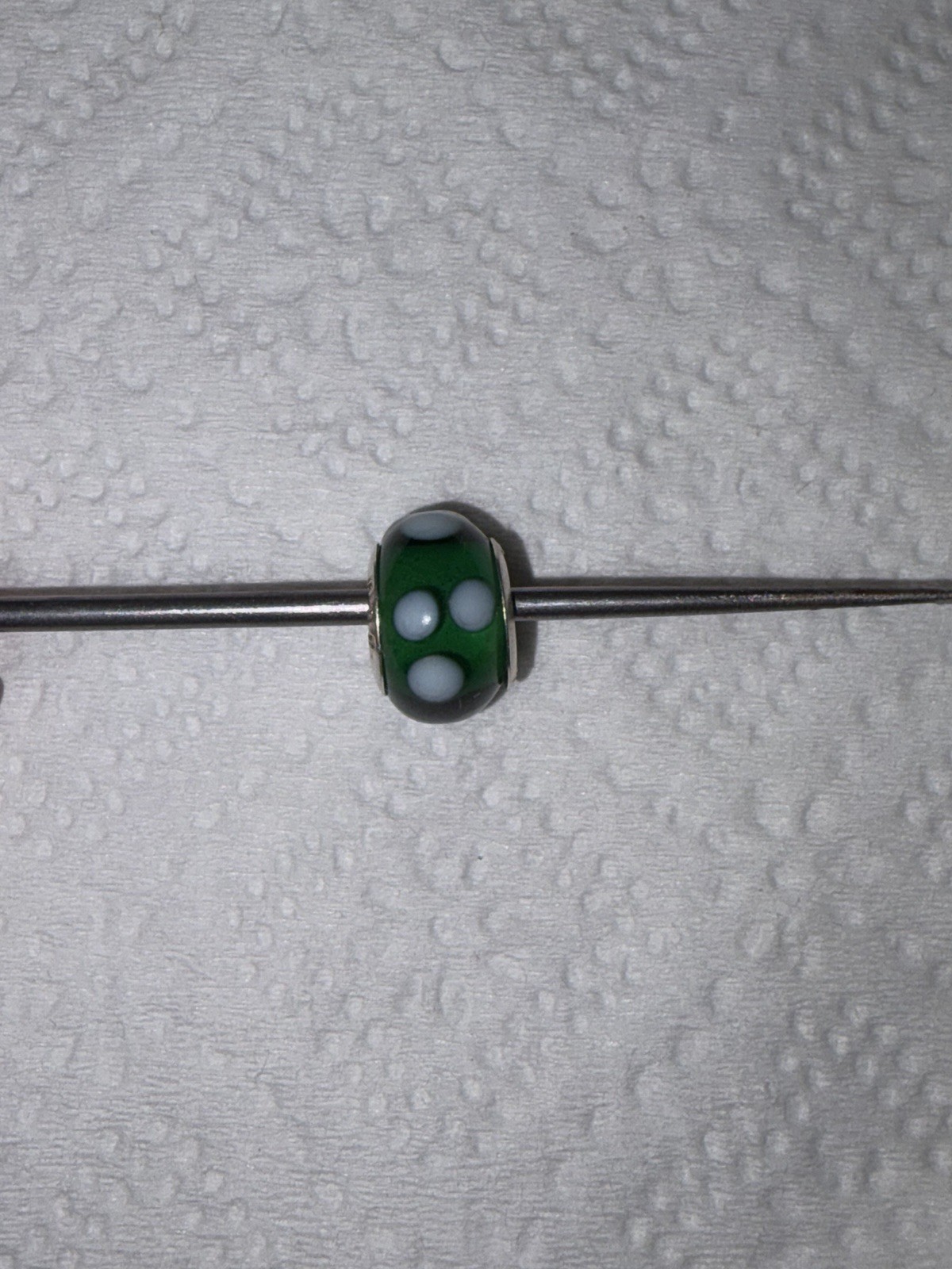 .925 Silver Murano Glass Charm