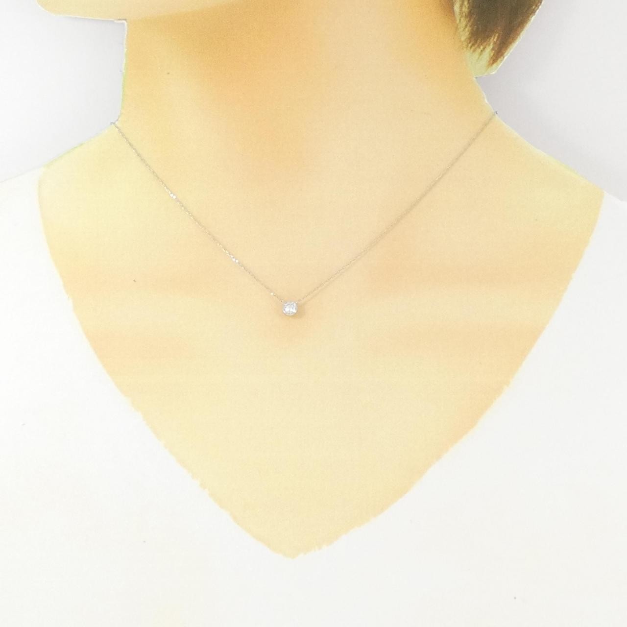 Authentic [Remake] PT Diamond Necklace 0.15CT #270-003-930-7733