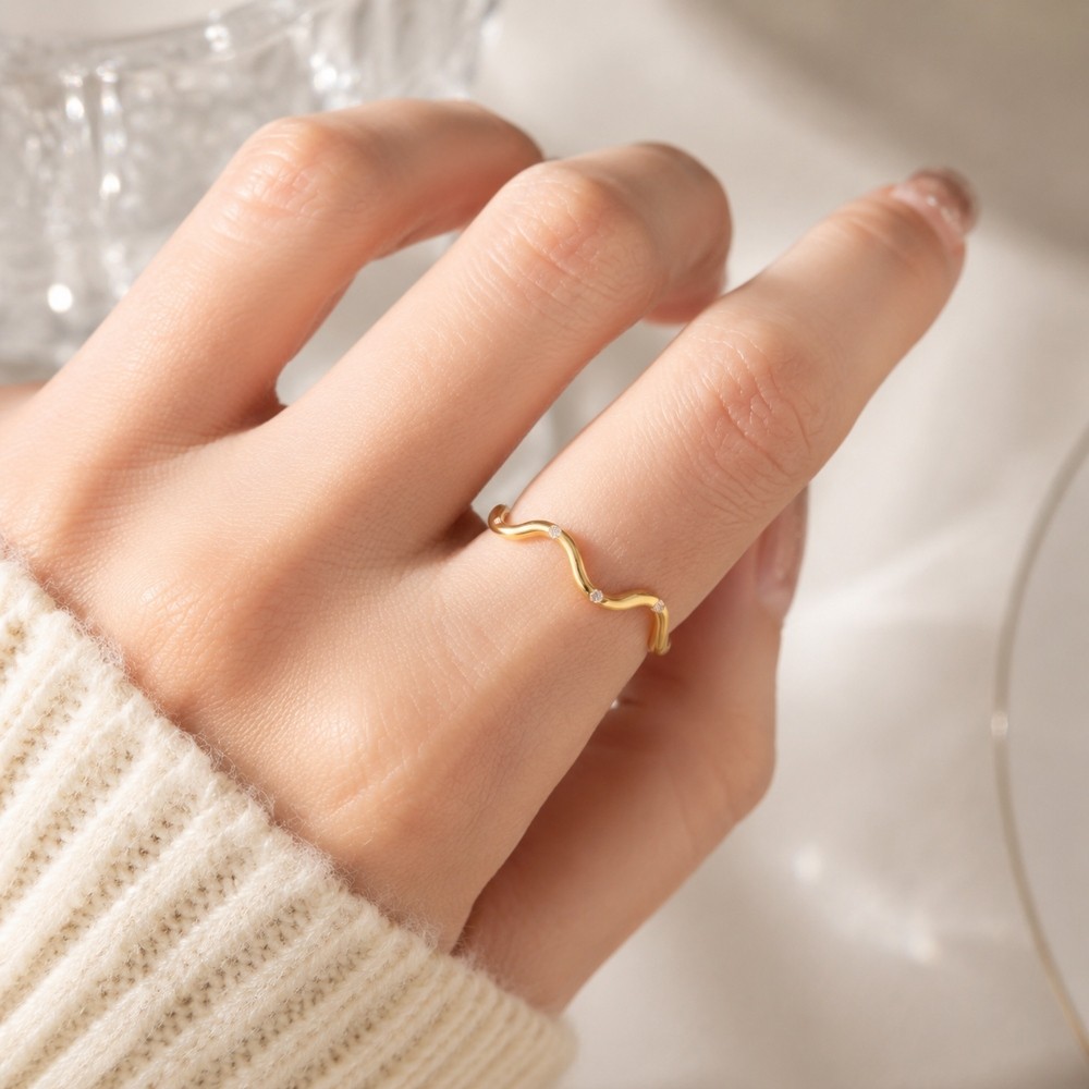 0.5CT Lab Grown Diamond 10K Solid Gold Wedding Ring, Engagement Ring