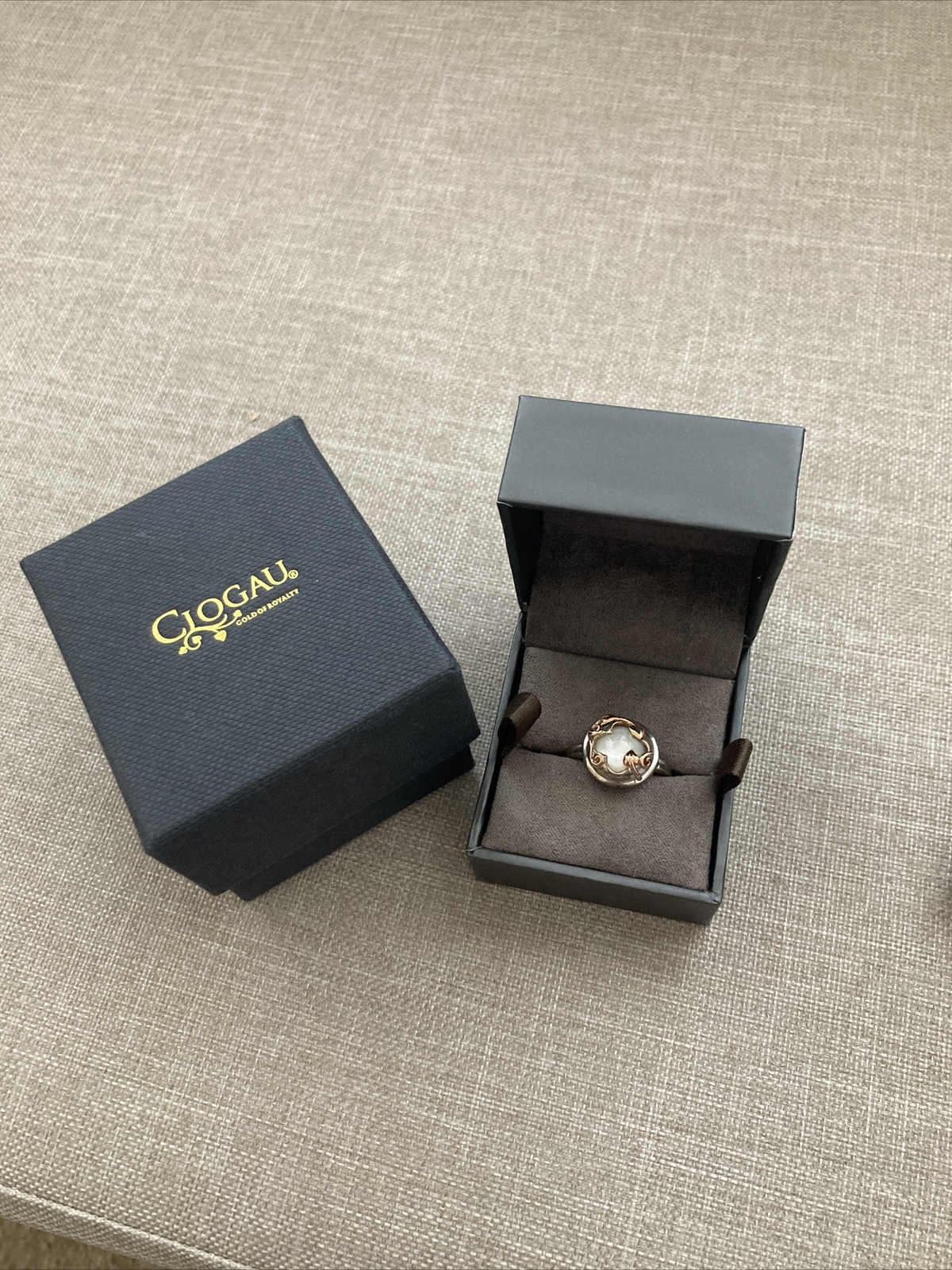 Clogau gold Tudor court ring brand new in box Size O Open To Offers