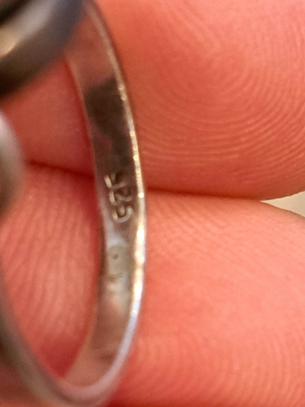 925 Silver Ring. Size 7. Malachite? Handmade Over 30 Year Ago In USSR