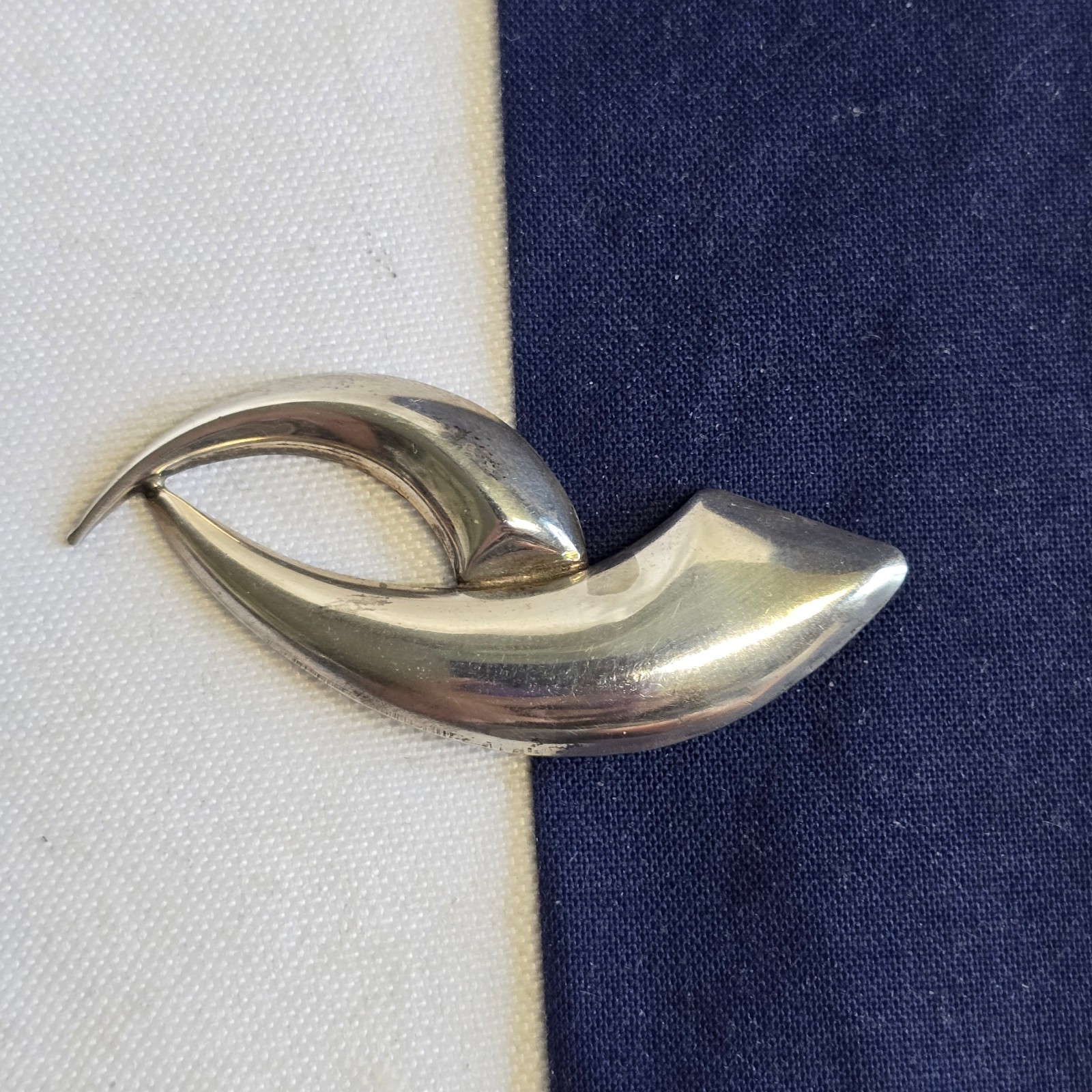 Sterling Silver Brooch 5.12g Fine Jewelry Artisan Scatter Pin