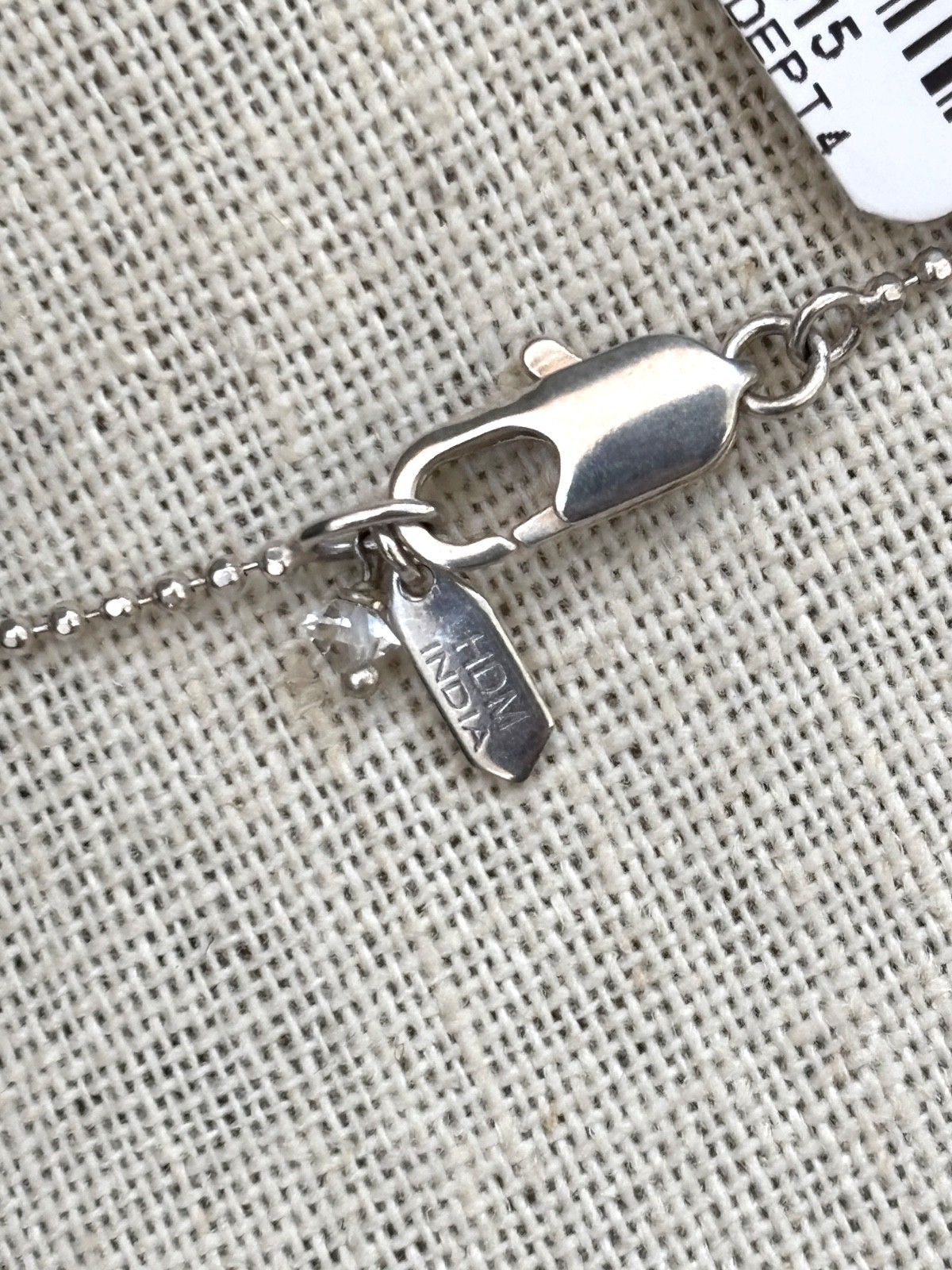 Herkimer Mines “Diamond” Quartz Magnify Your Life Pendant with Chain – NWT