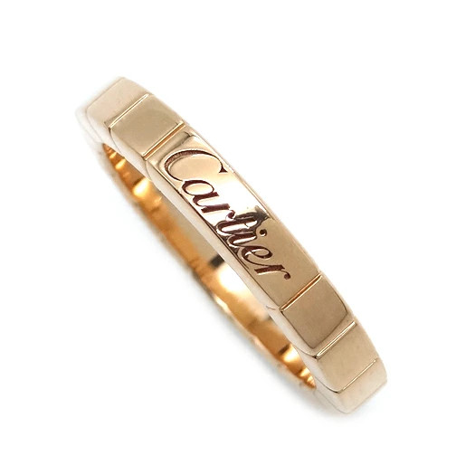 Cartier Raniere K18 Pink Gold Ring US 5 Compact Style