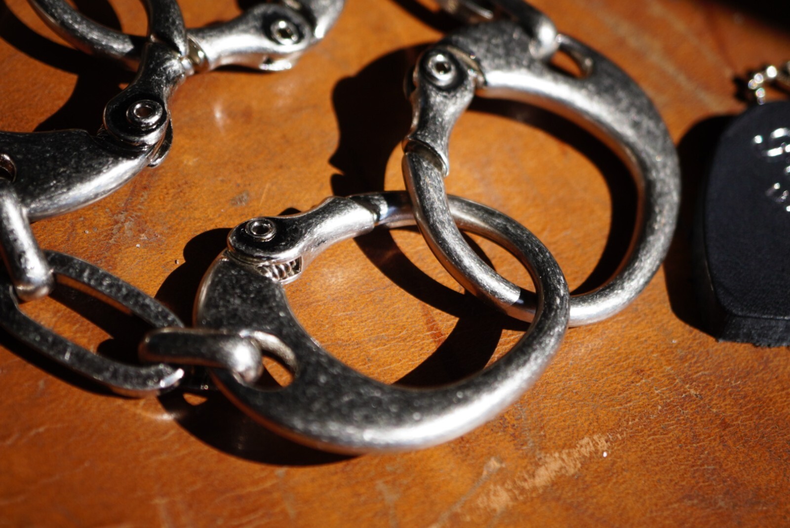 Handcuff Bracelet.Keith Richards Type Matte/vintage smoked finish plating