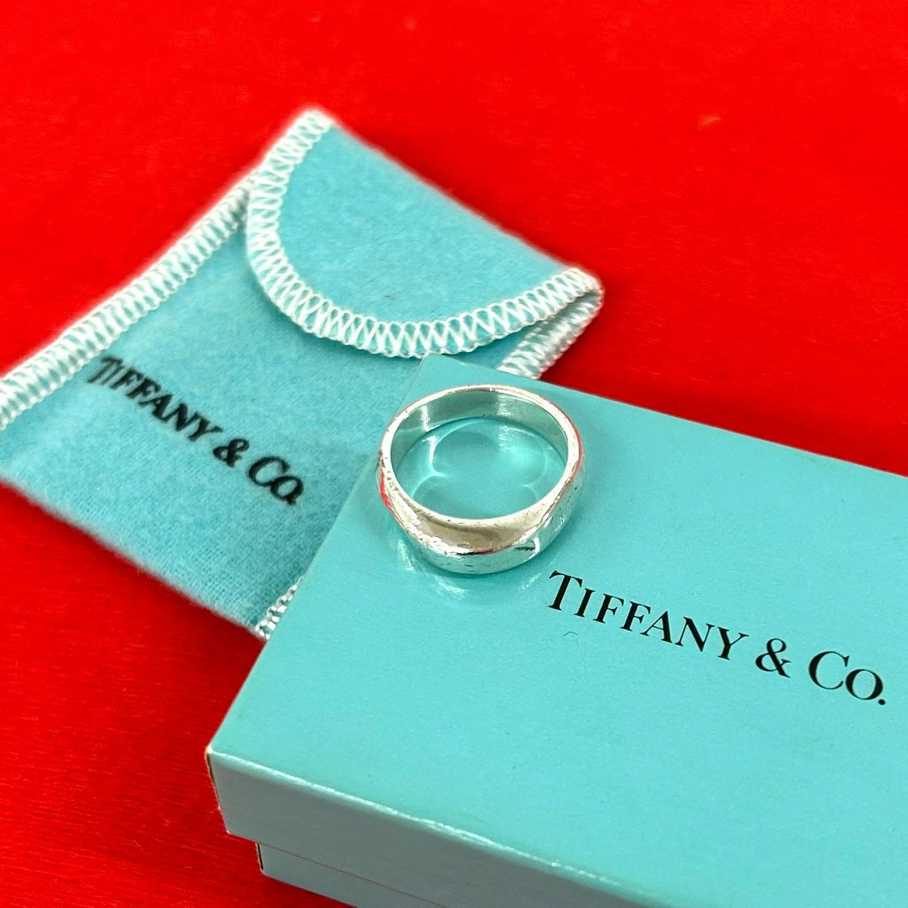Tiffany & Co. Storage Box with Bag, 2x Points, Excellent Condition