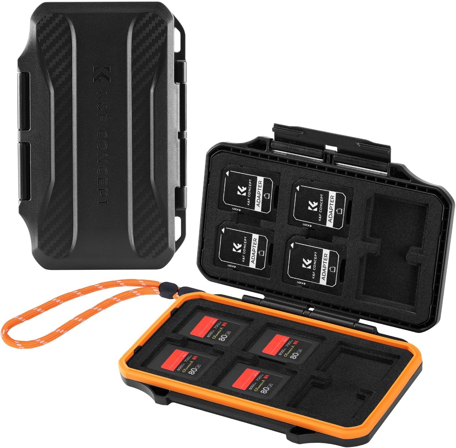 36 Slots SD Micro SD Memory Card Case, Water-Resistant SD Card Holder, Anti-Shoc