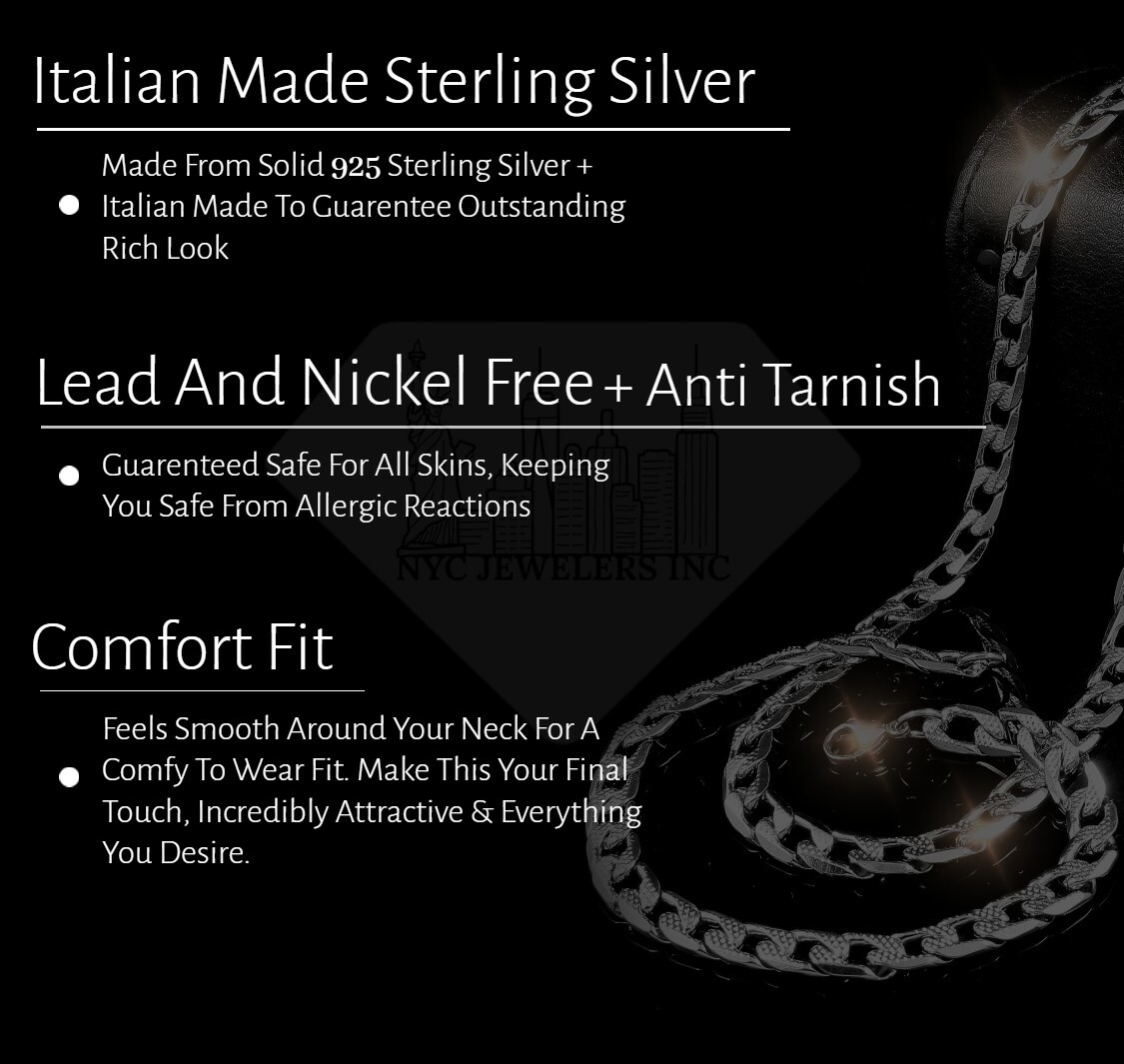 Solid Sterling Silver Adjustable Franco Chain Necklace 925 Silver Chain UNISEX