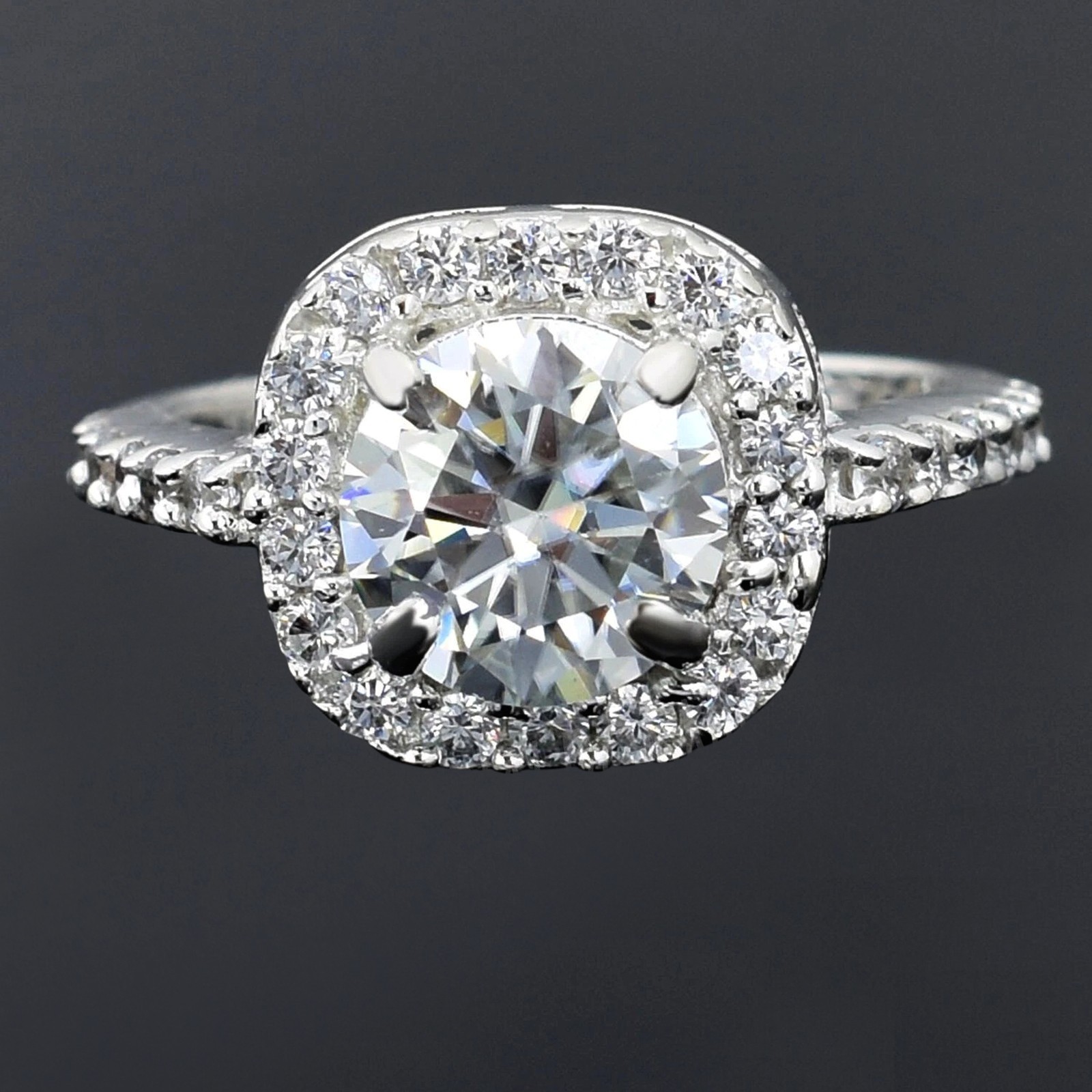4.40Cts. Round Shape Certified White Diamond Ring In Solitaire – Tariff Free