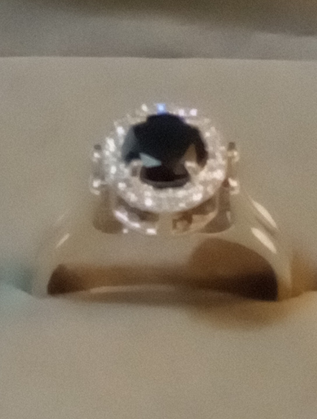 FLIP RING NATURAL BLACK DIAMOND 4.90 CTS. NOT ENHANCED 925 SILVER RING SIZE 8