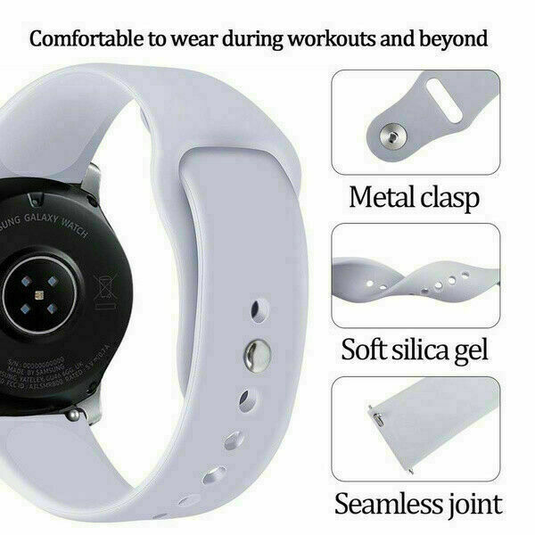 Silicone Strap Screen Protector Case For Samsung Galaxy Watch Active 2 40mm 44mm