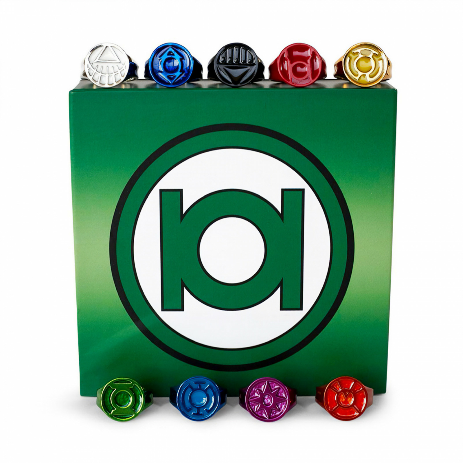 DC Comics Green Lantern All Lantern Corps Colored Power Ring Set Multi-Color