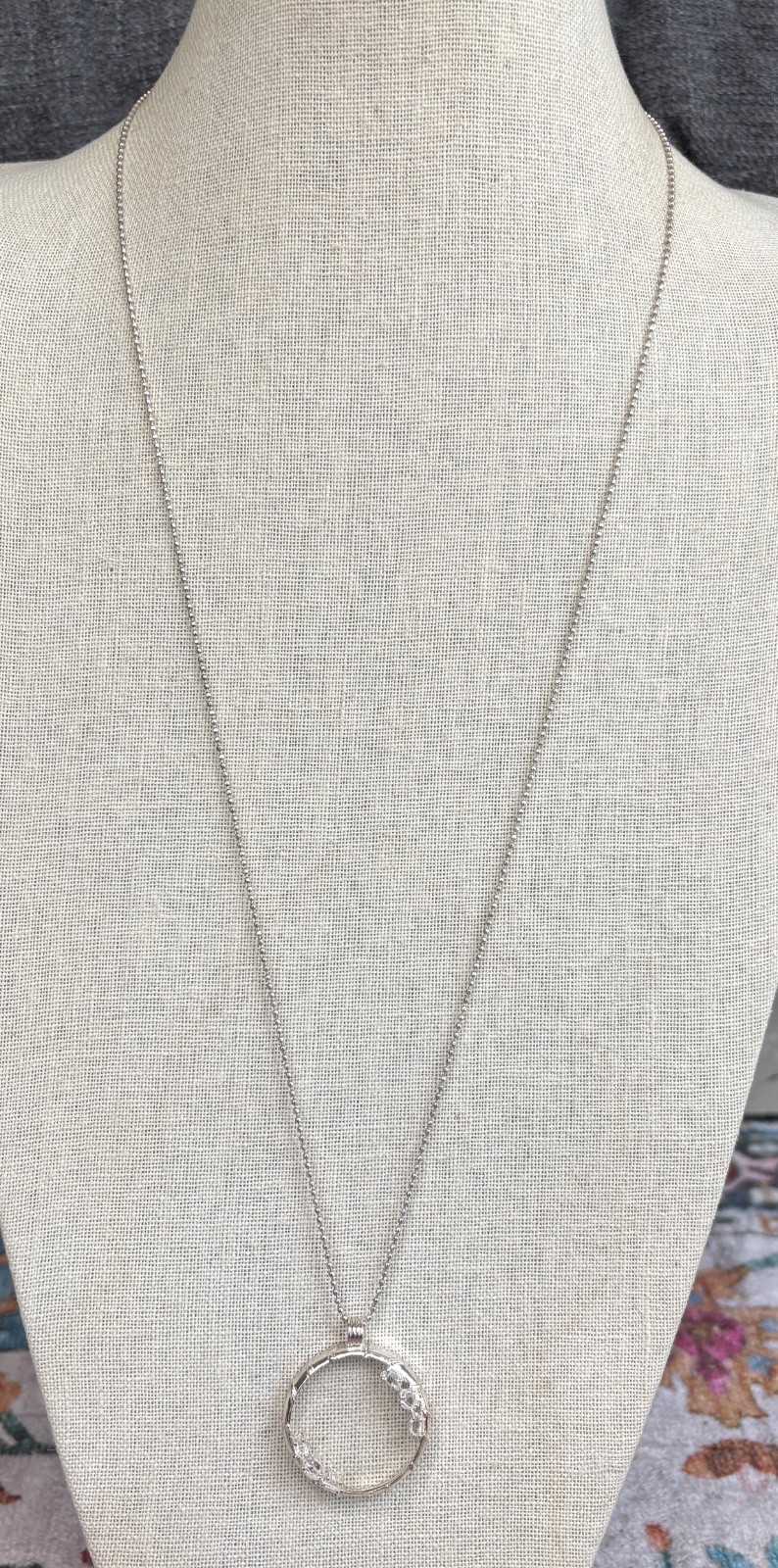 Herkimer Mines “Diamond” Quartz Magnify Your Life Pendant with Chain – NWT