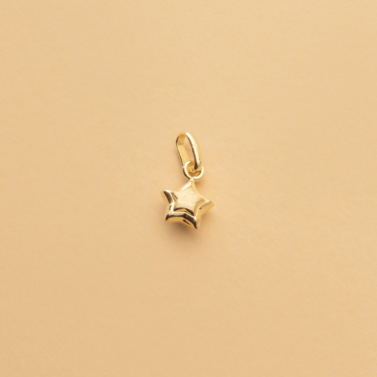 14K Solid Gold Charm or Pendant 13mm , Gift for all occasion