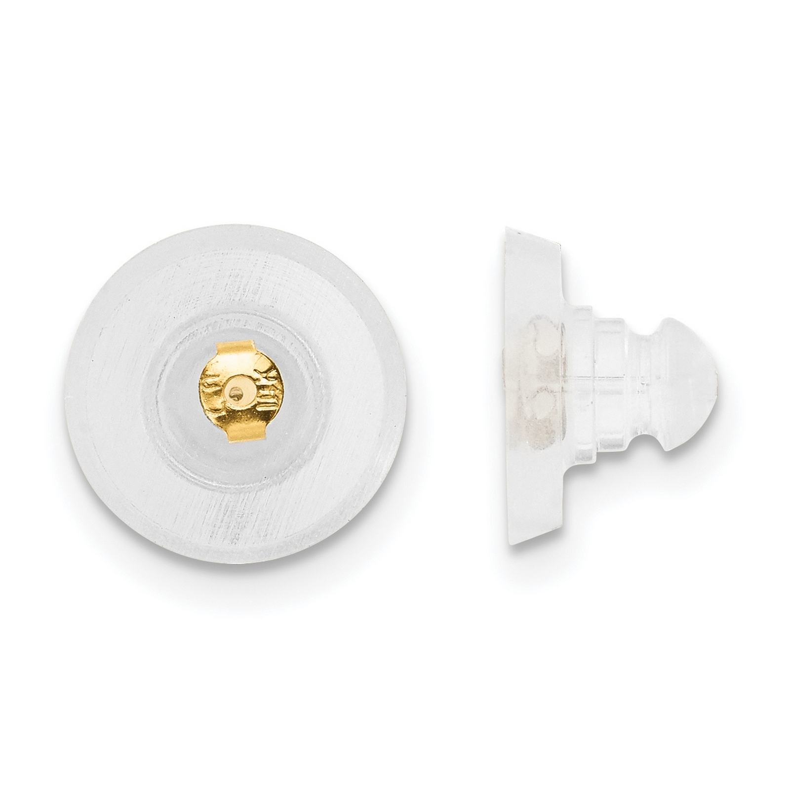14k Yellow Gold Silicone Sliders