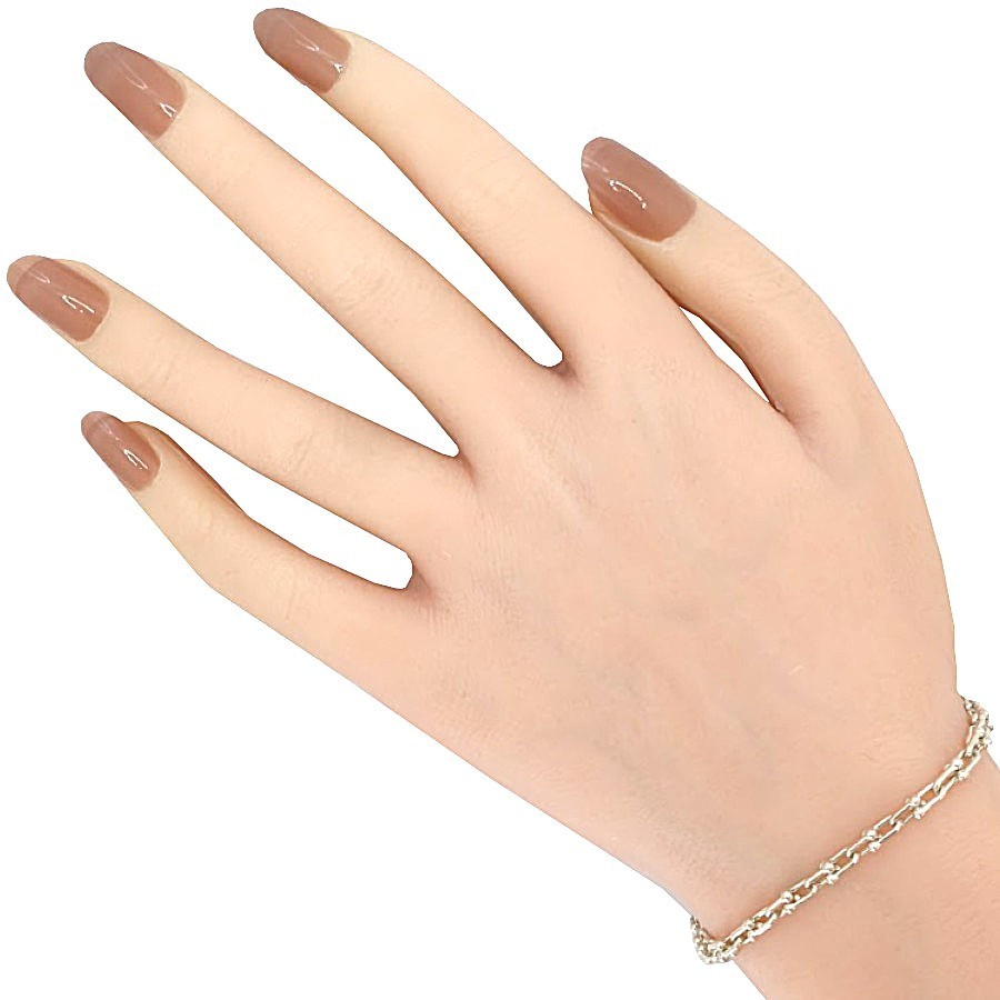 Tiffany & Co. HardWear Micro Link Bracelet Sterling Silver 925 17cm Box Japan