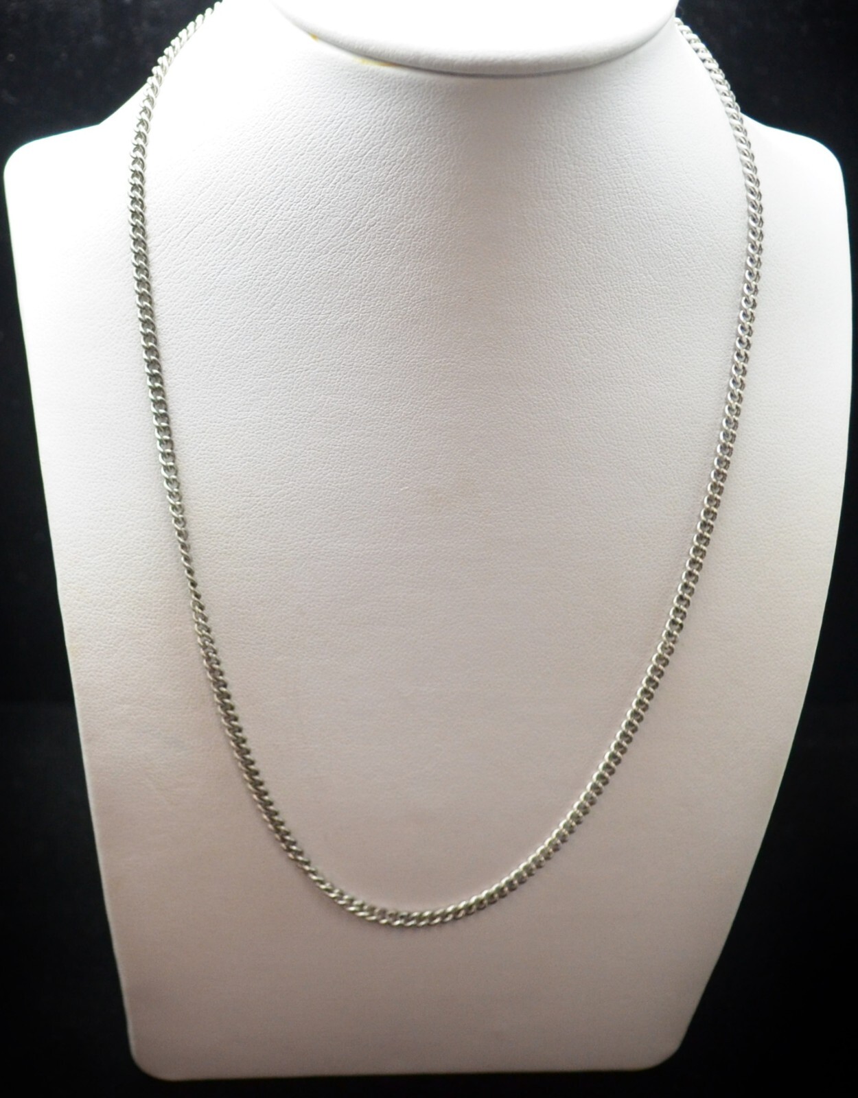 Sterling Silver Pretty No Clasp Sturdy Link Chain Necklace #FMZ509